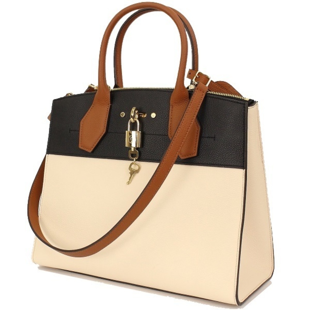Louis Vuitton City Steamer MM Brown black Baige